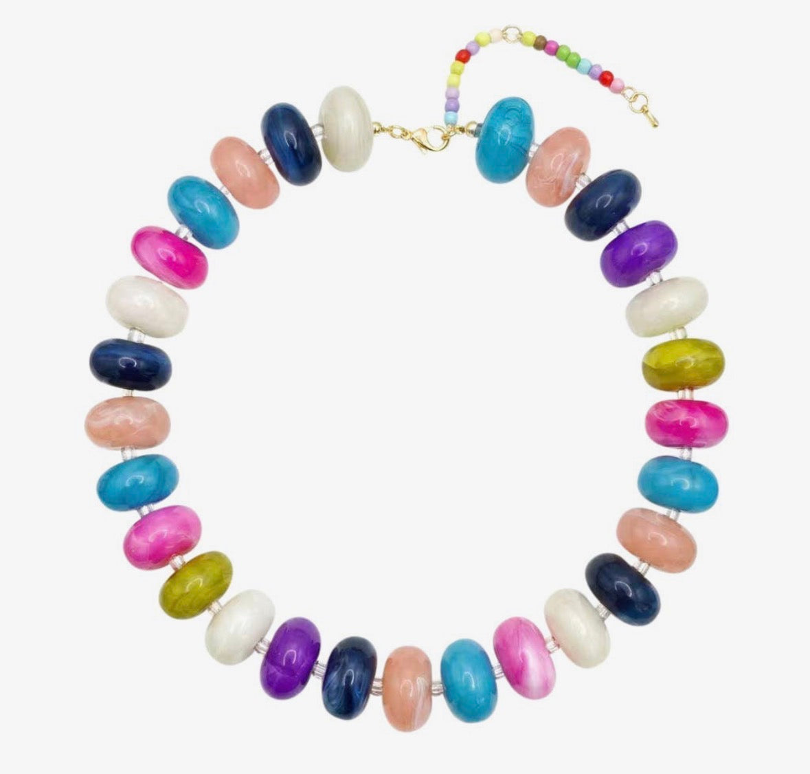 Marlan Chunky Beaded Necklace