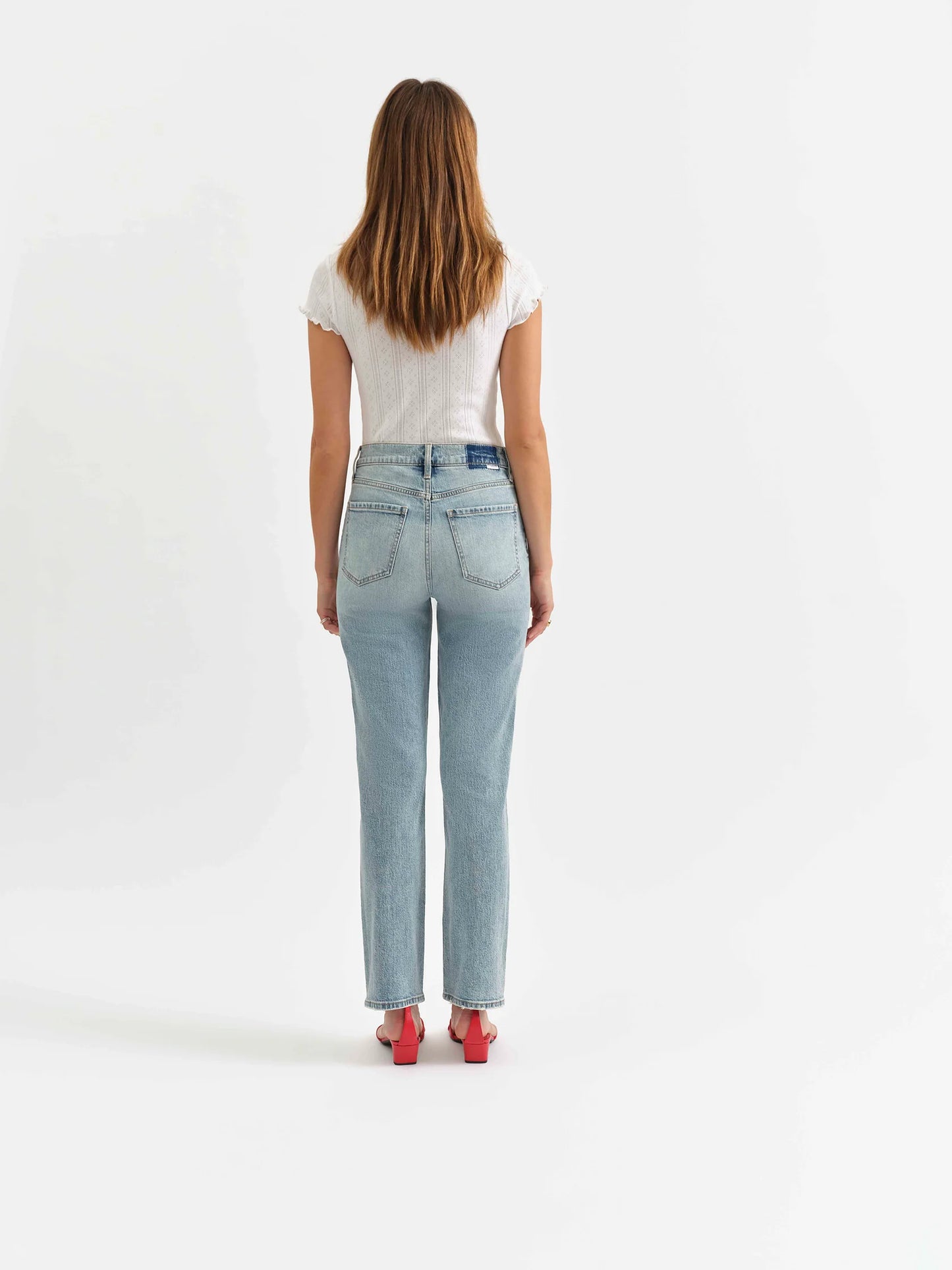 Smarty Pants Straight Leg Jean in Wink