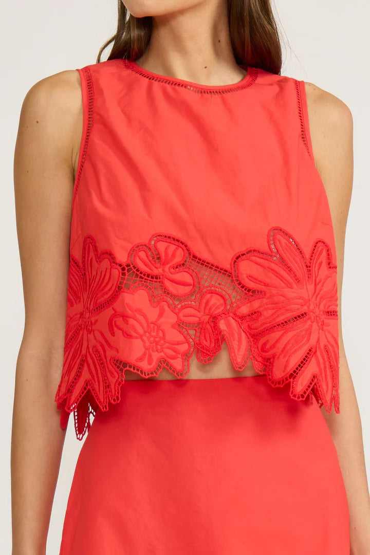 Kayla Eyelet Top