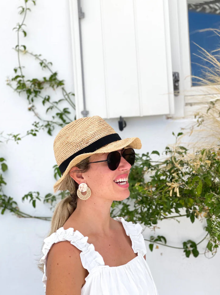Blonde Rattan Bali Doorknockers