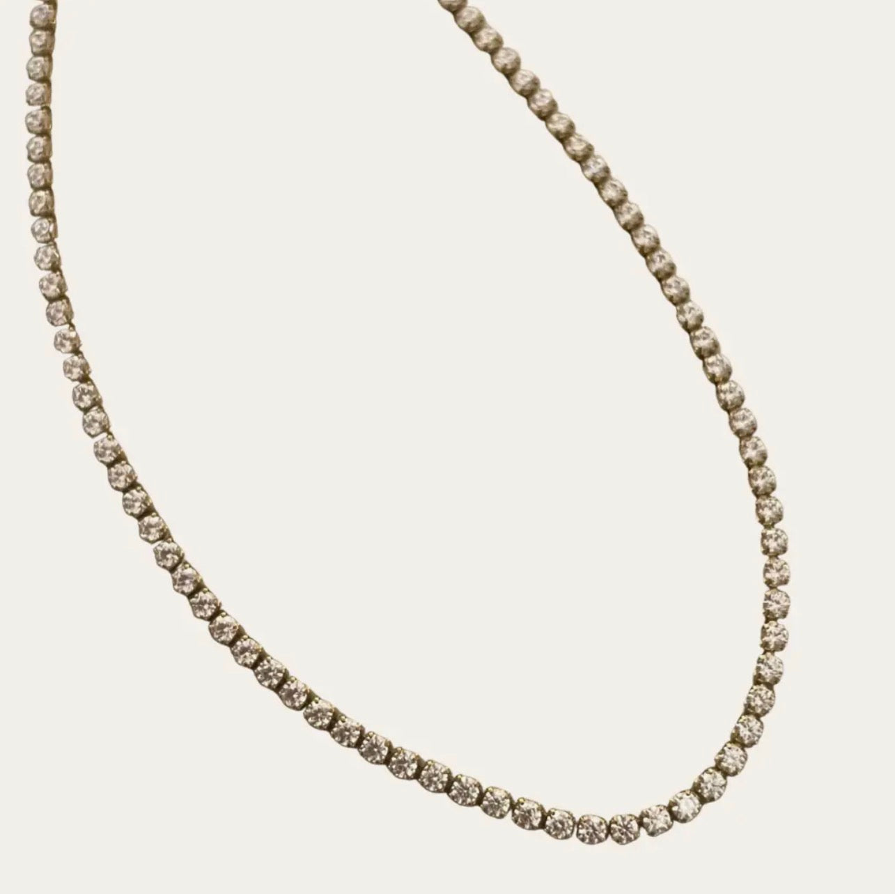 Micro Tennis Necklace