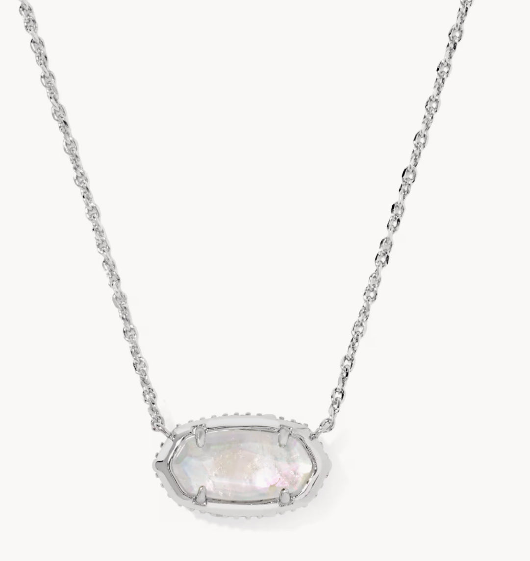 Elisa Bow Short Pendant Necklace