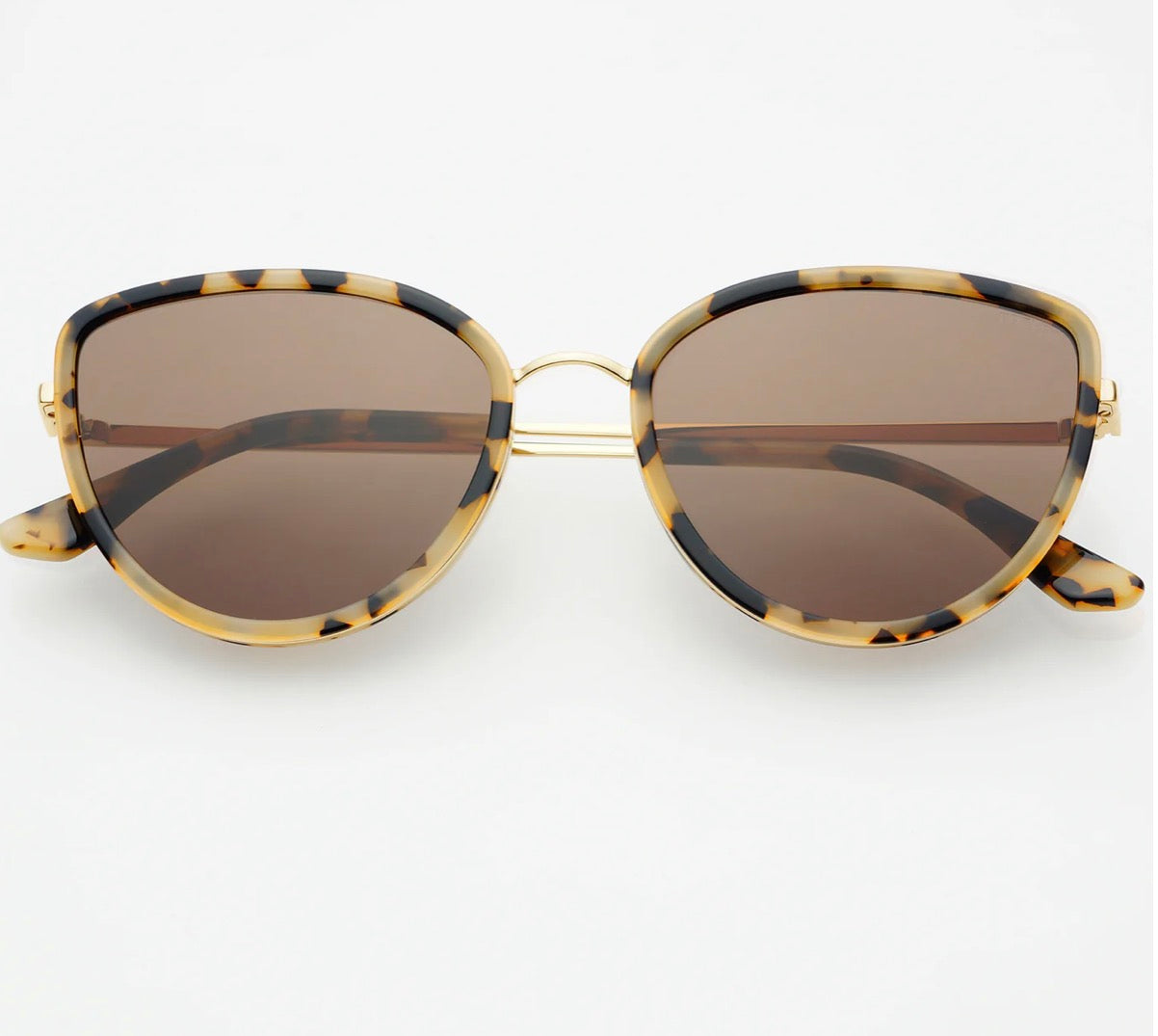Luna Sunnies In Milky Tortoise