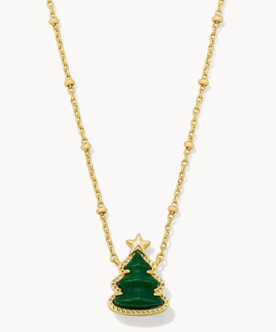 Holiday Tree Pendant Necklace