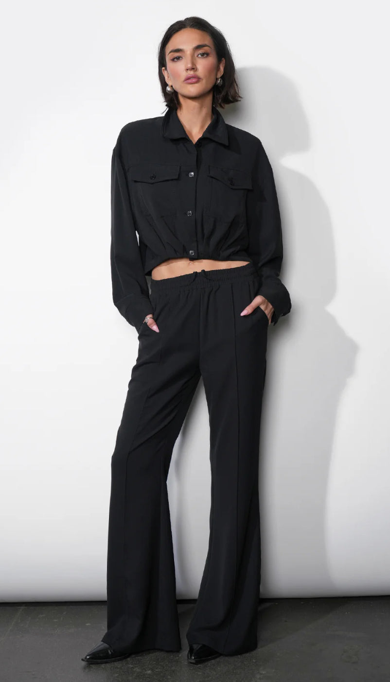 Abigail Drawstring Flared Pants