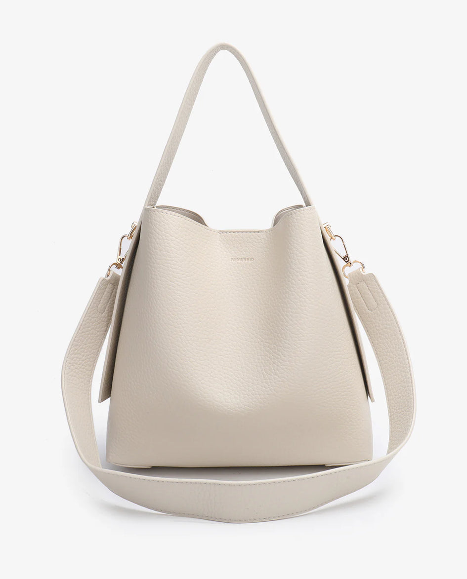 Paloma Shoulder Cream Purse