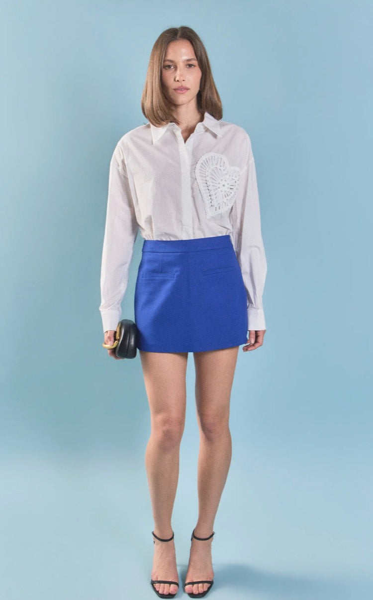 Front Welt Pocket Skort