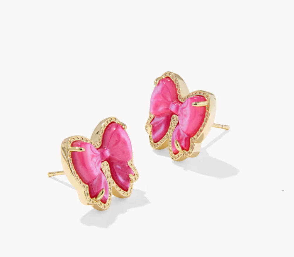 Haley Bow Stud Earring