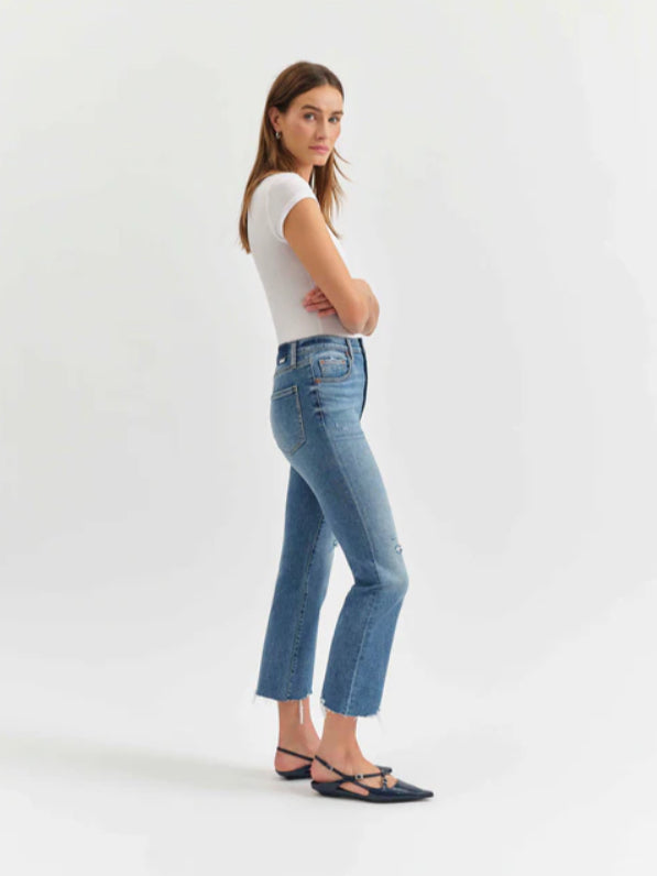 Shy Girl Crop Flare In Wide Awake Vintage