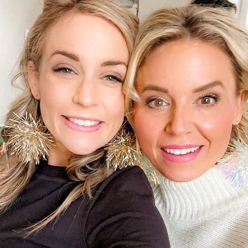 Pom Pom Earrings
