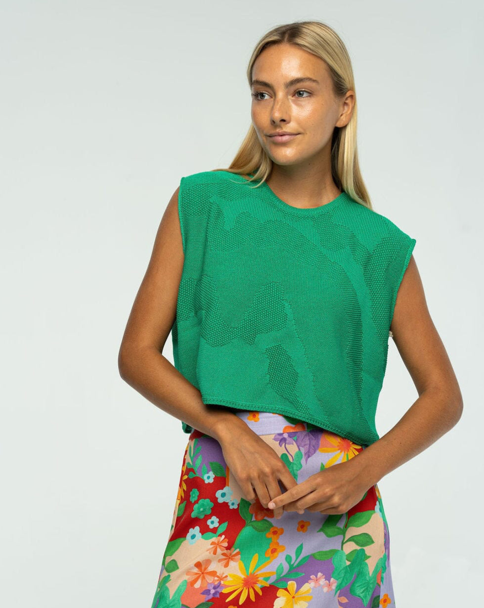 Laura Sleeveless Sweater