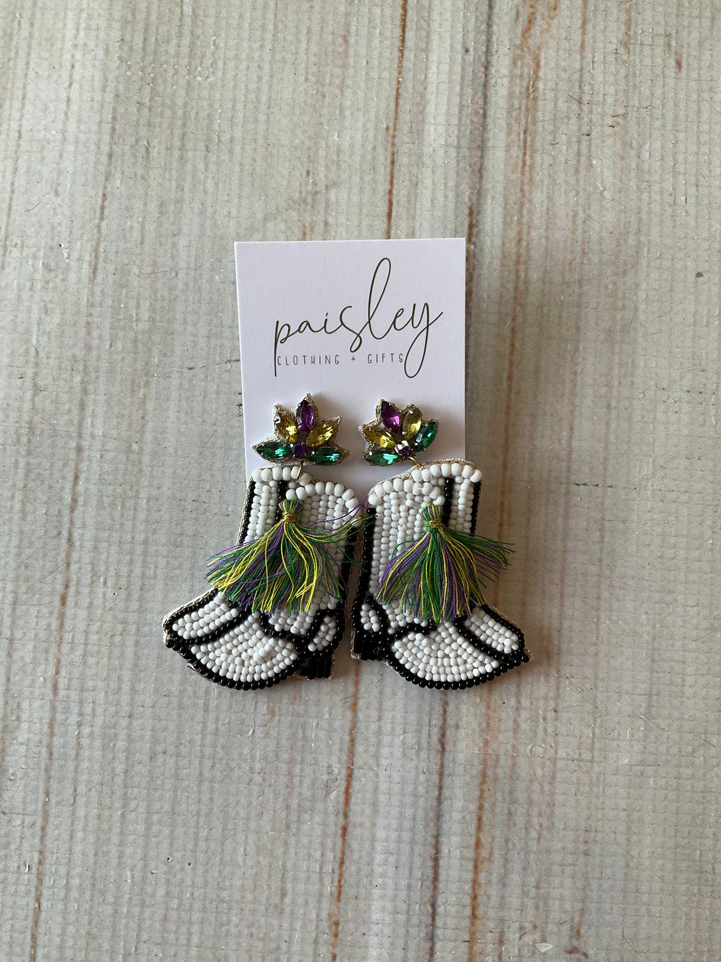 Mardi Gras Earrings