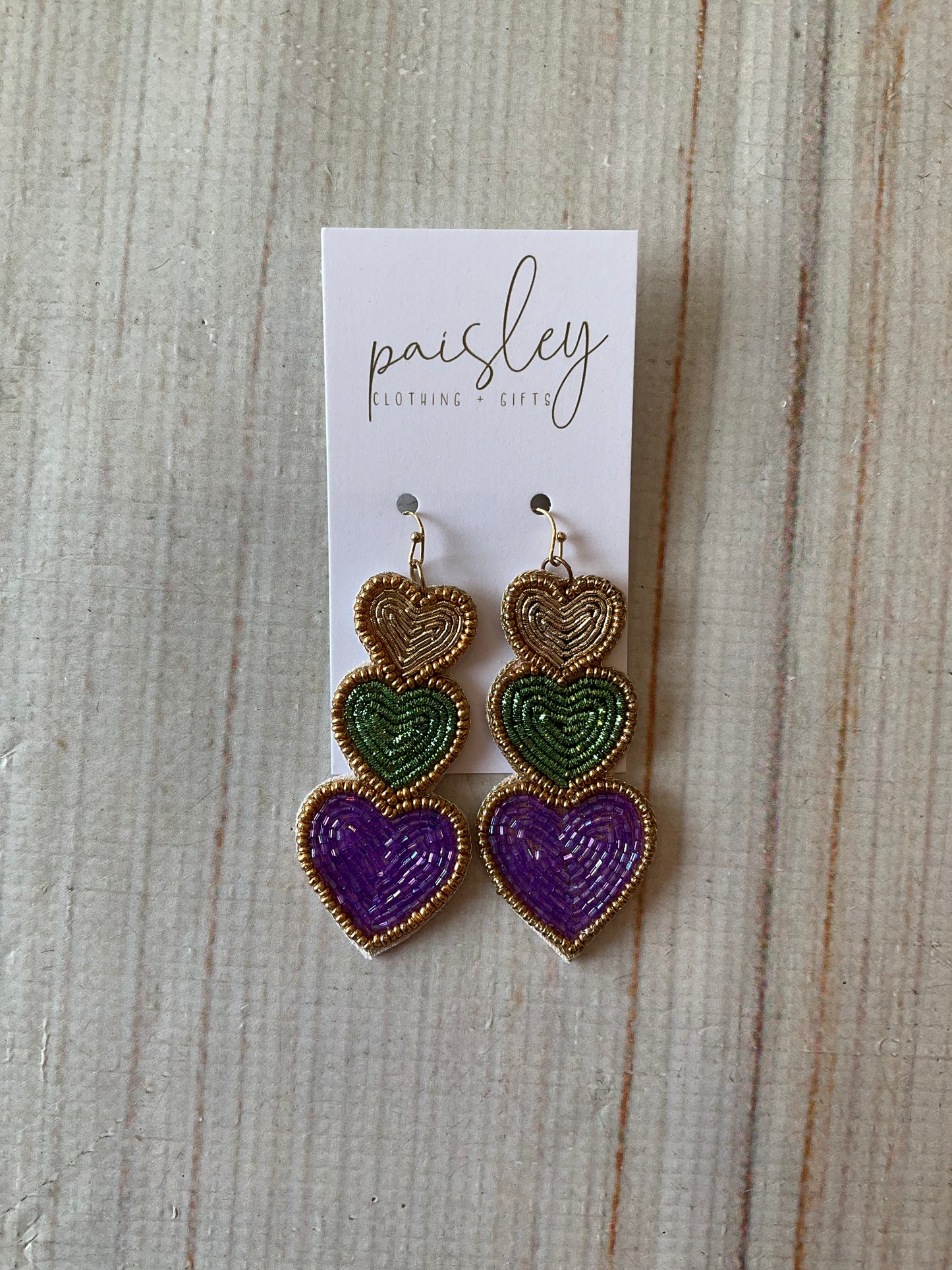 Mardi Gras Earrings