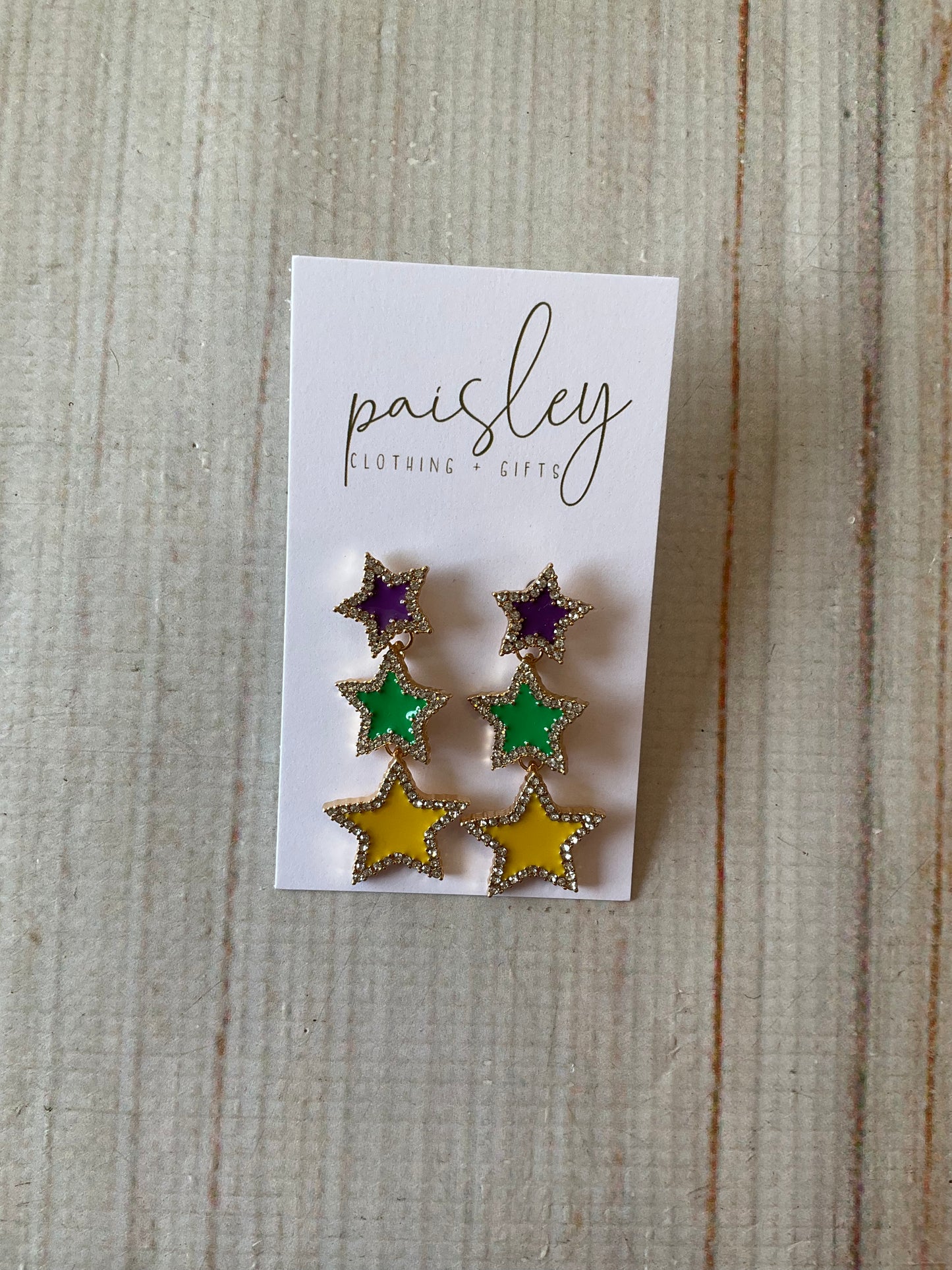 Mardi Gras Earrings