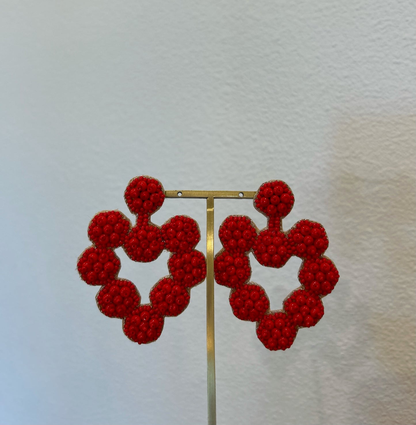 Red Heart Earrings