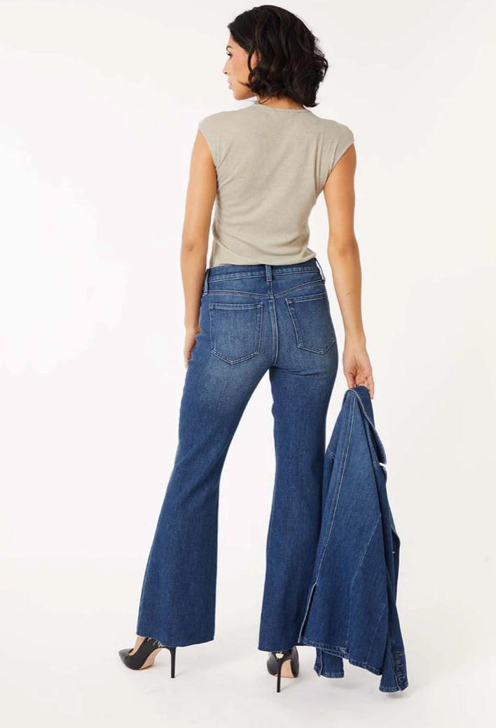 Claudia Flare in Sky Blue