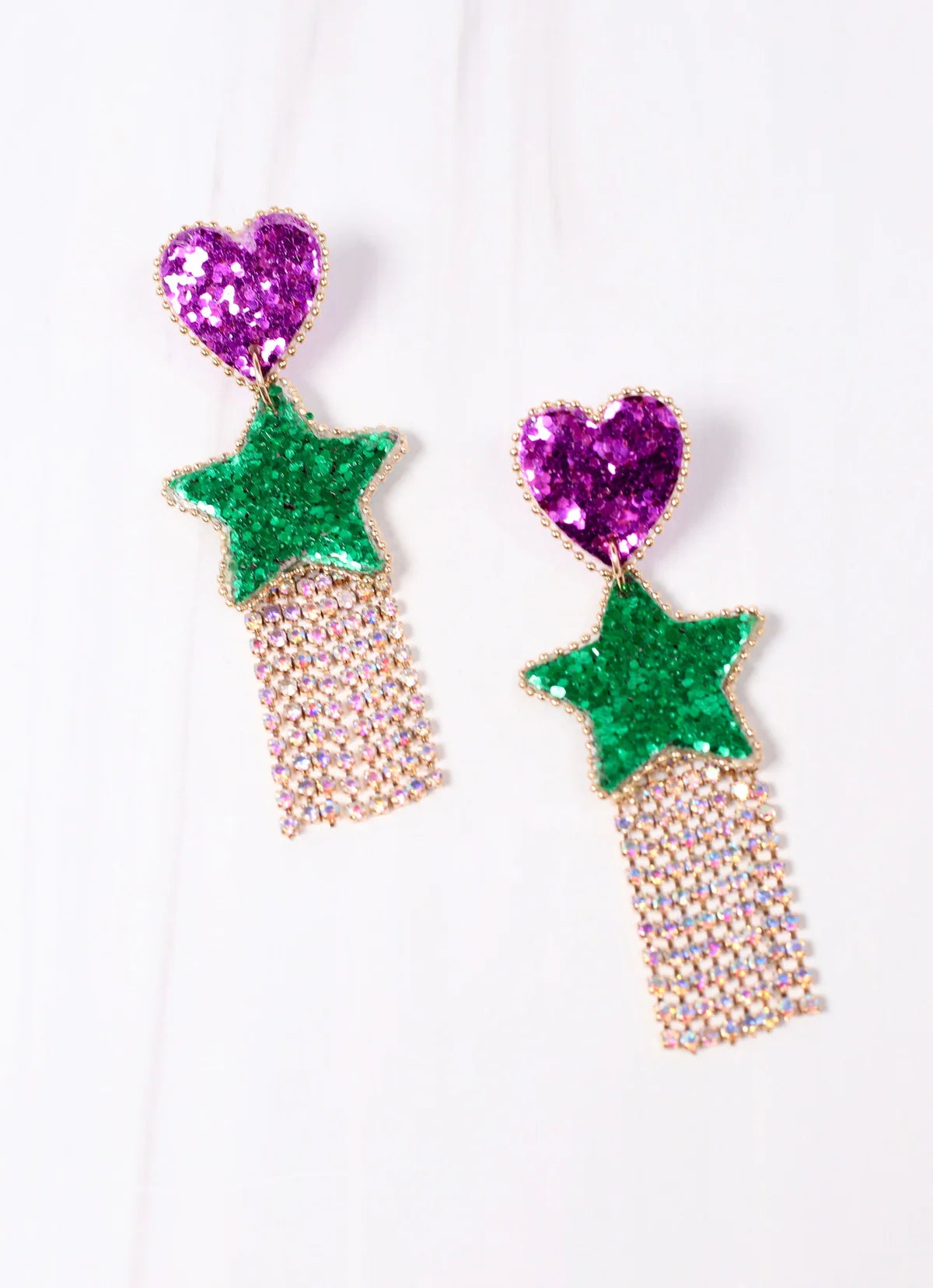 Mardi Gras Earrings