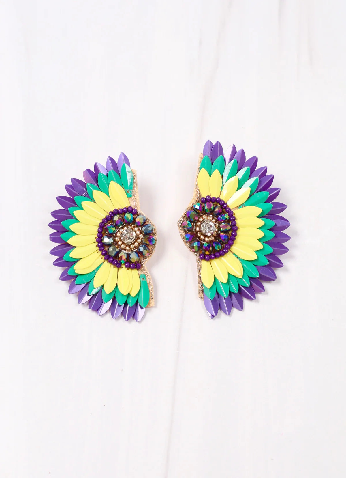 Mardi Gras Earrings
