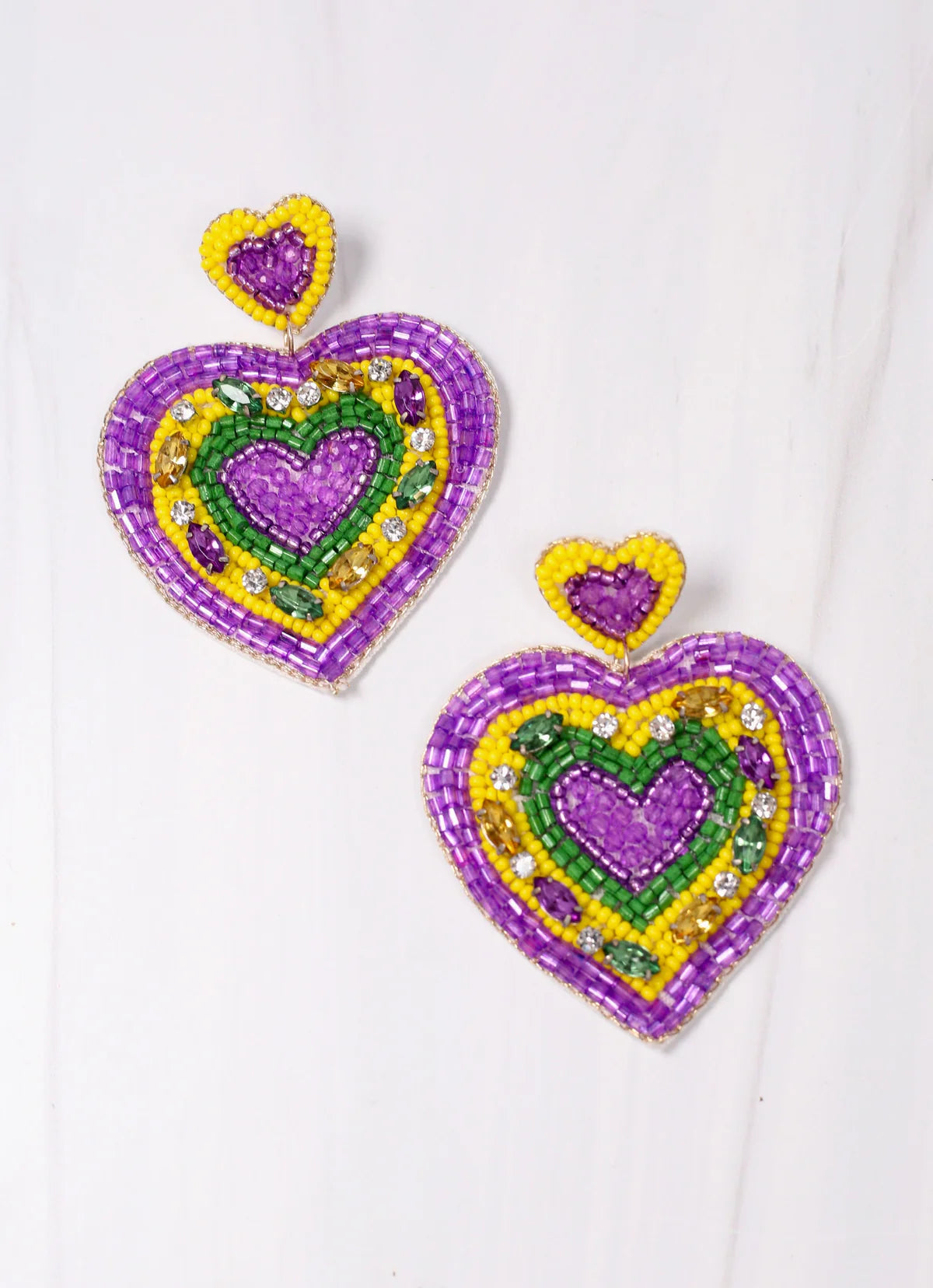 Mardi Gras Earrings