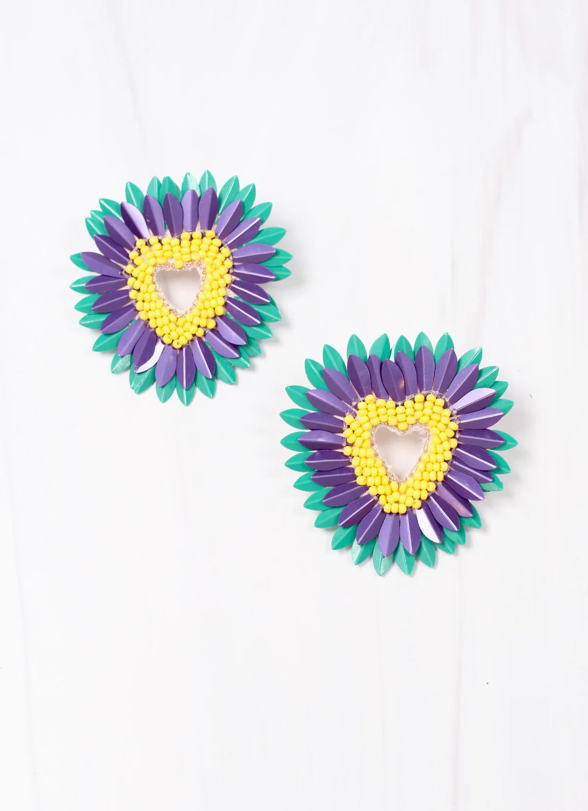 Mardi Gras Earrings