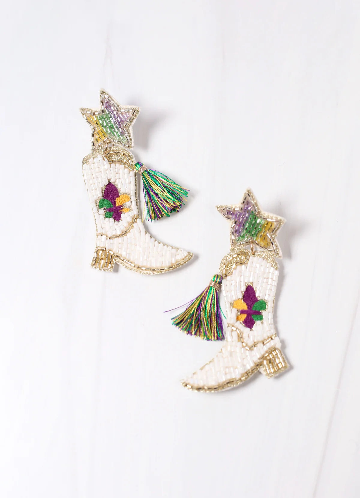 Mardi Gras Earrings