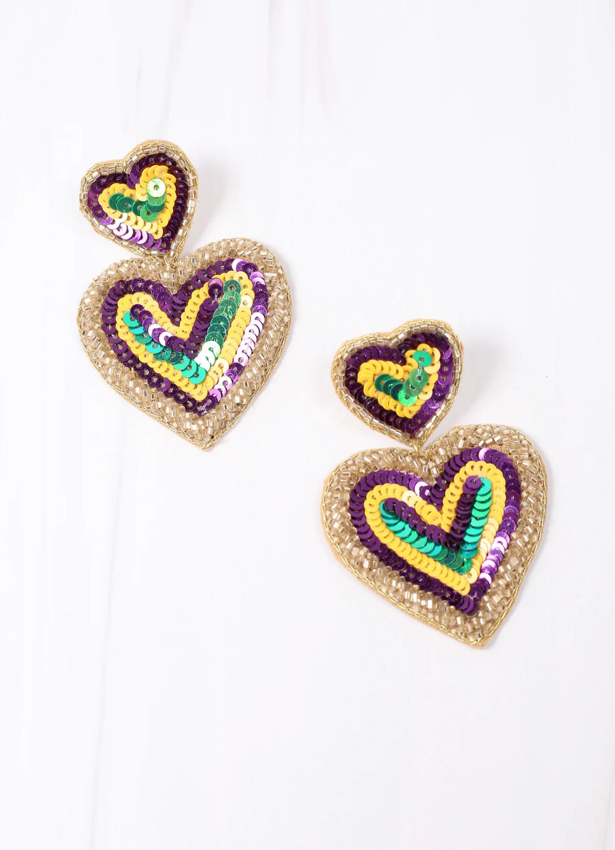 Mardi Gras Earrings