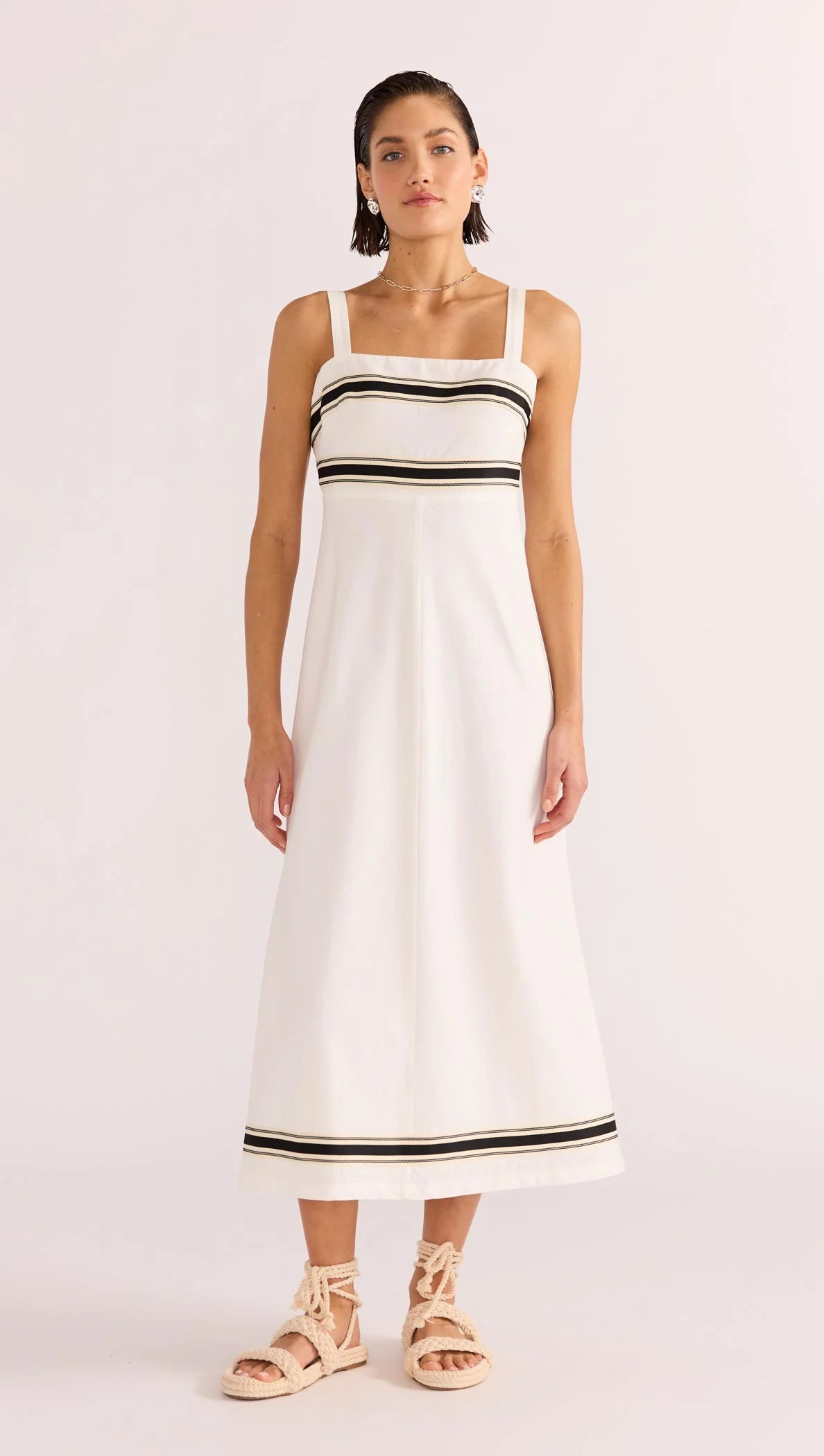 Briar Trim Midi Dress