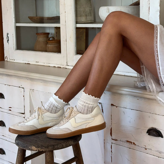 Notice Mesh Sneaker in White