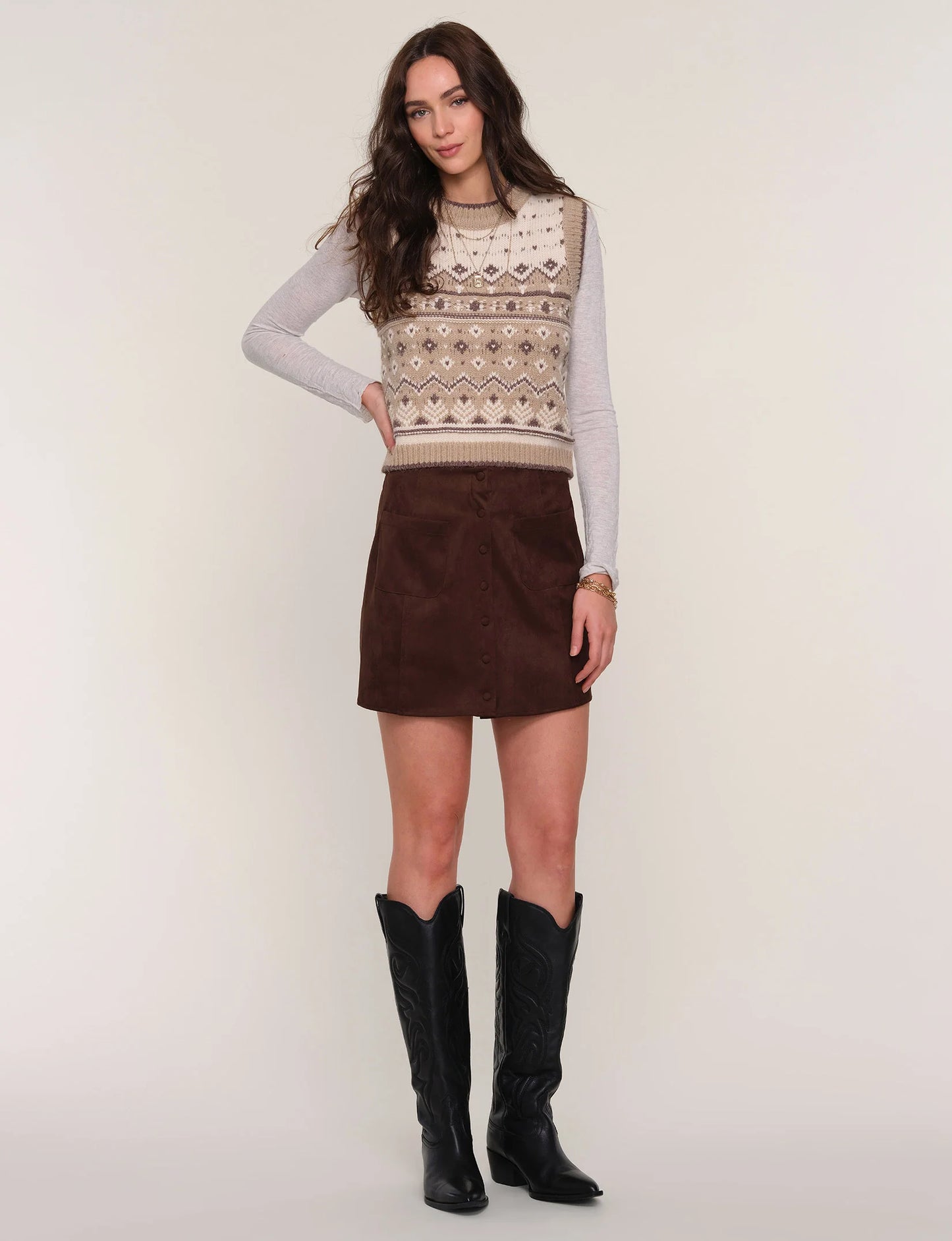 Dusk Skirt in Bittersweet