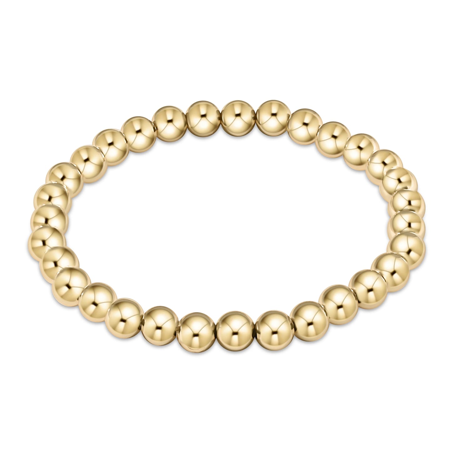 classic gold 6mm bracelet - e.newton