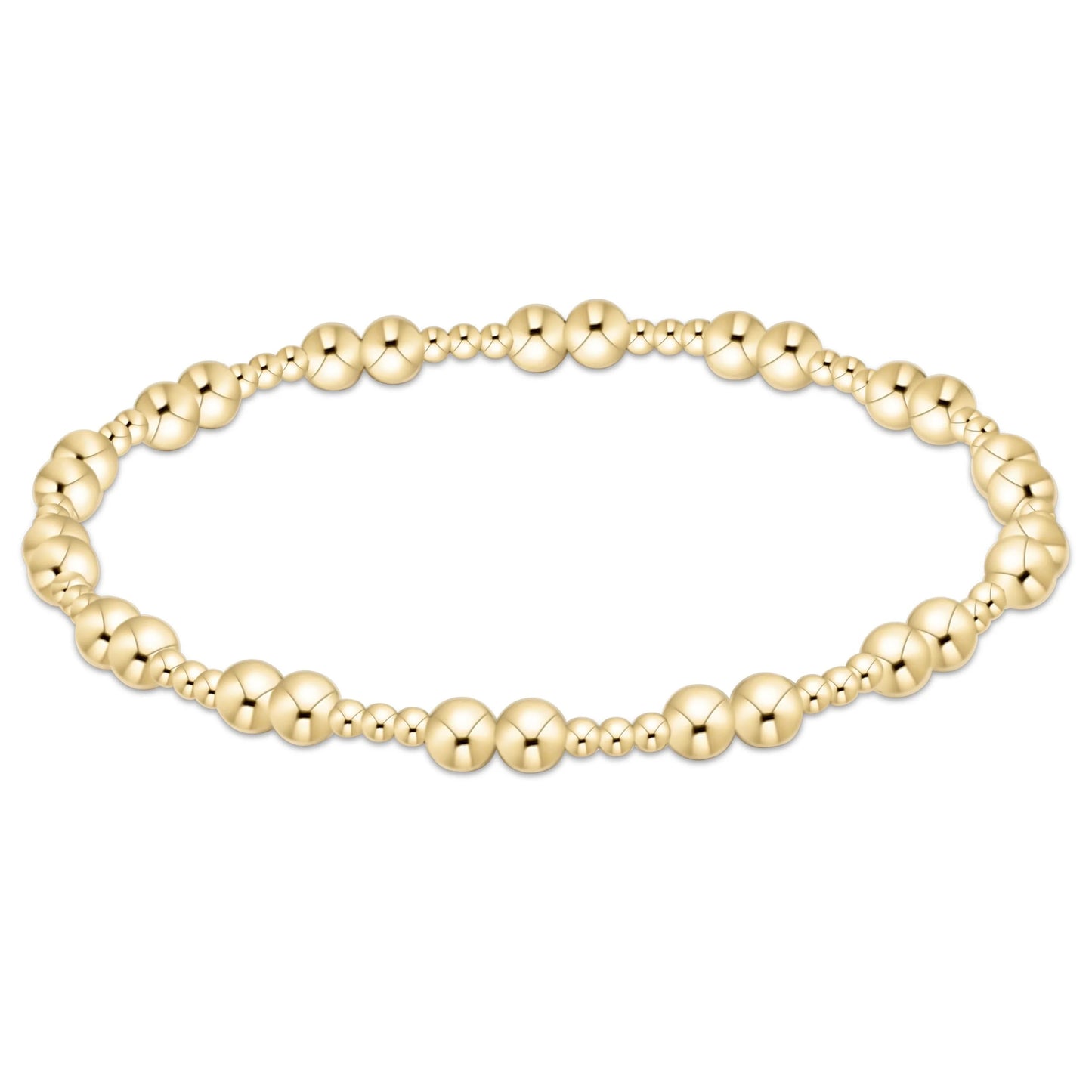together gold 4mm bracelet - e.newton
