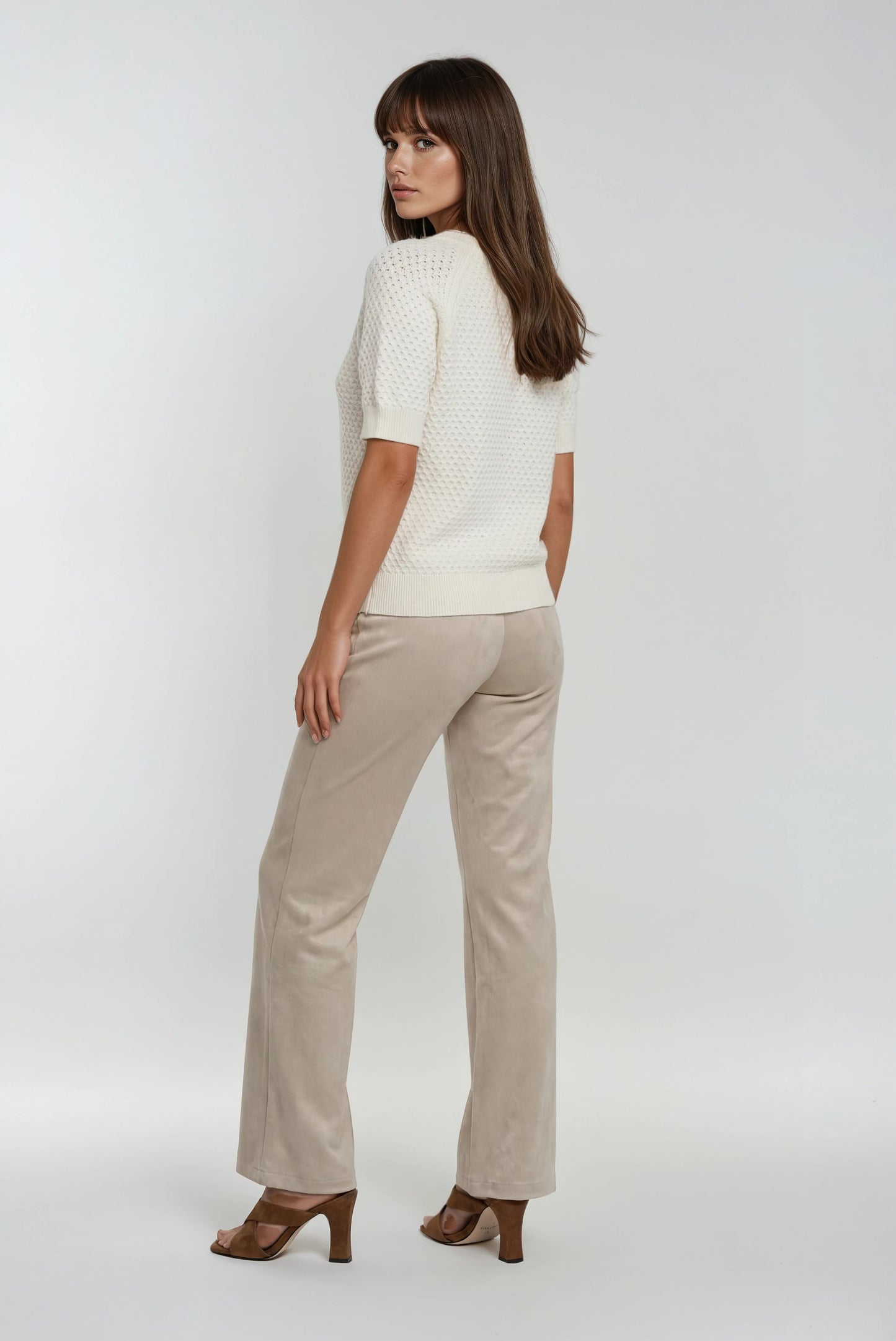 Rio Pant in Taupe Greige