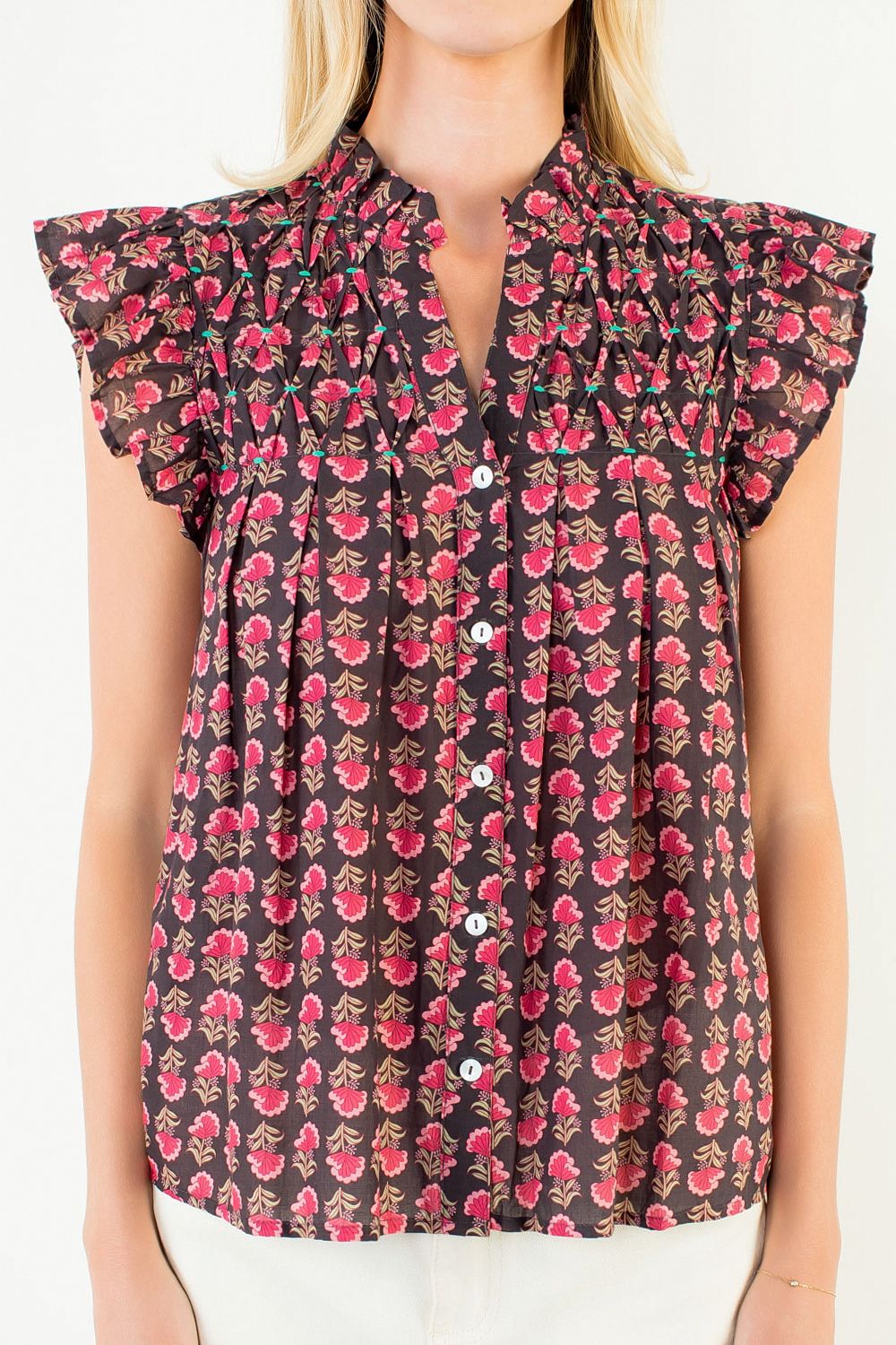 Katelyn Flutter Sleeve Top