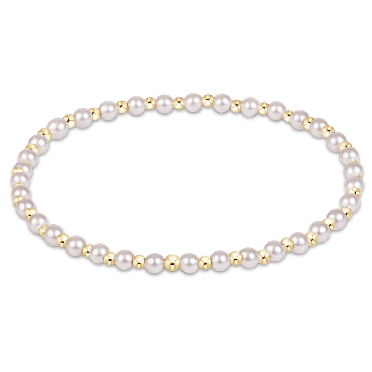 grateful pearl 3mm bracelet - e.newton
