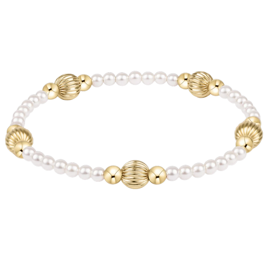 purpose dignity 6mm pearl bracelet - e.newton