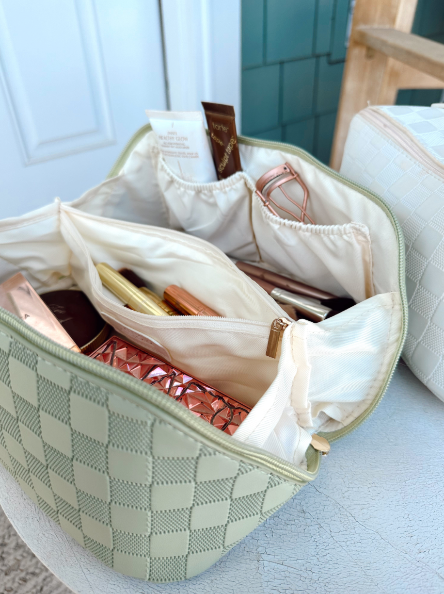 Rosemary Makeup Bag in White