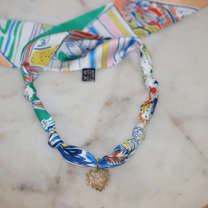 Scarf Necklace- Della