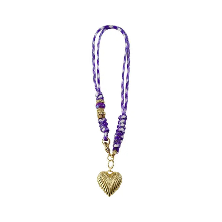 Johnny Light Purple Rope Necklace