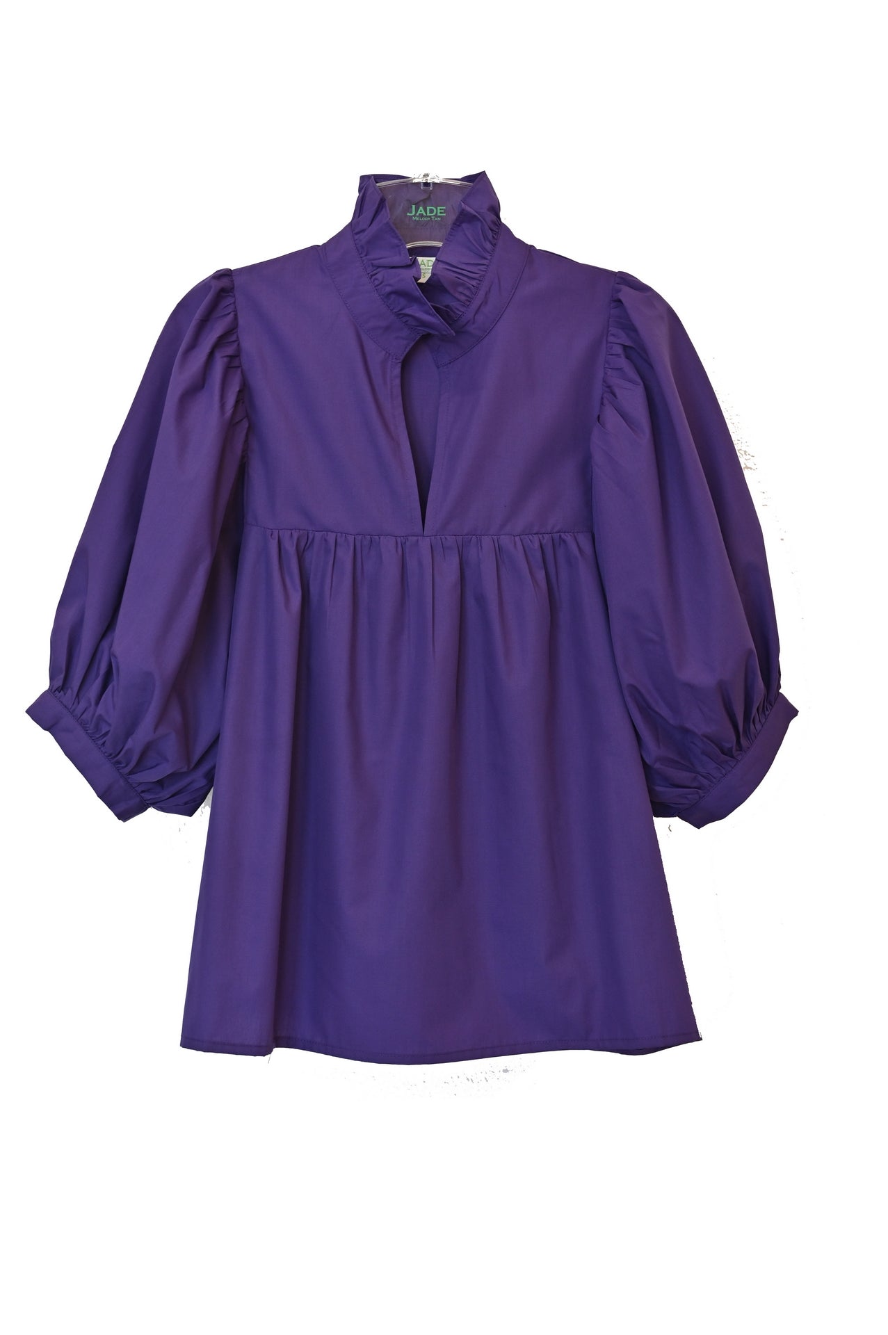 Deep Purple Puff Sleeve Top