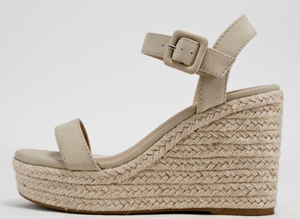 Replay Wedge in Nude