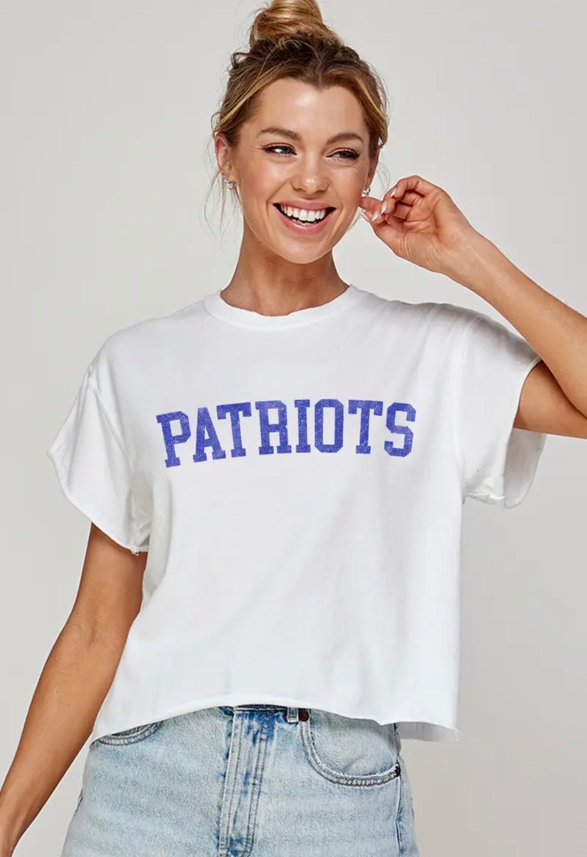 White Patriots Tee