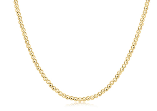 choker beaded - classic gold 3mm - e.newton