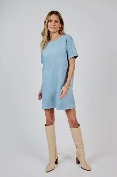 Align Faux Suede Mini Dress