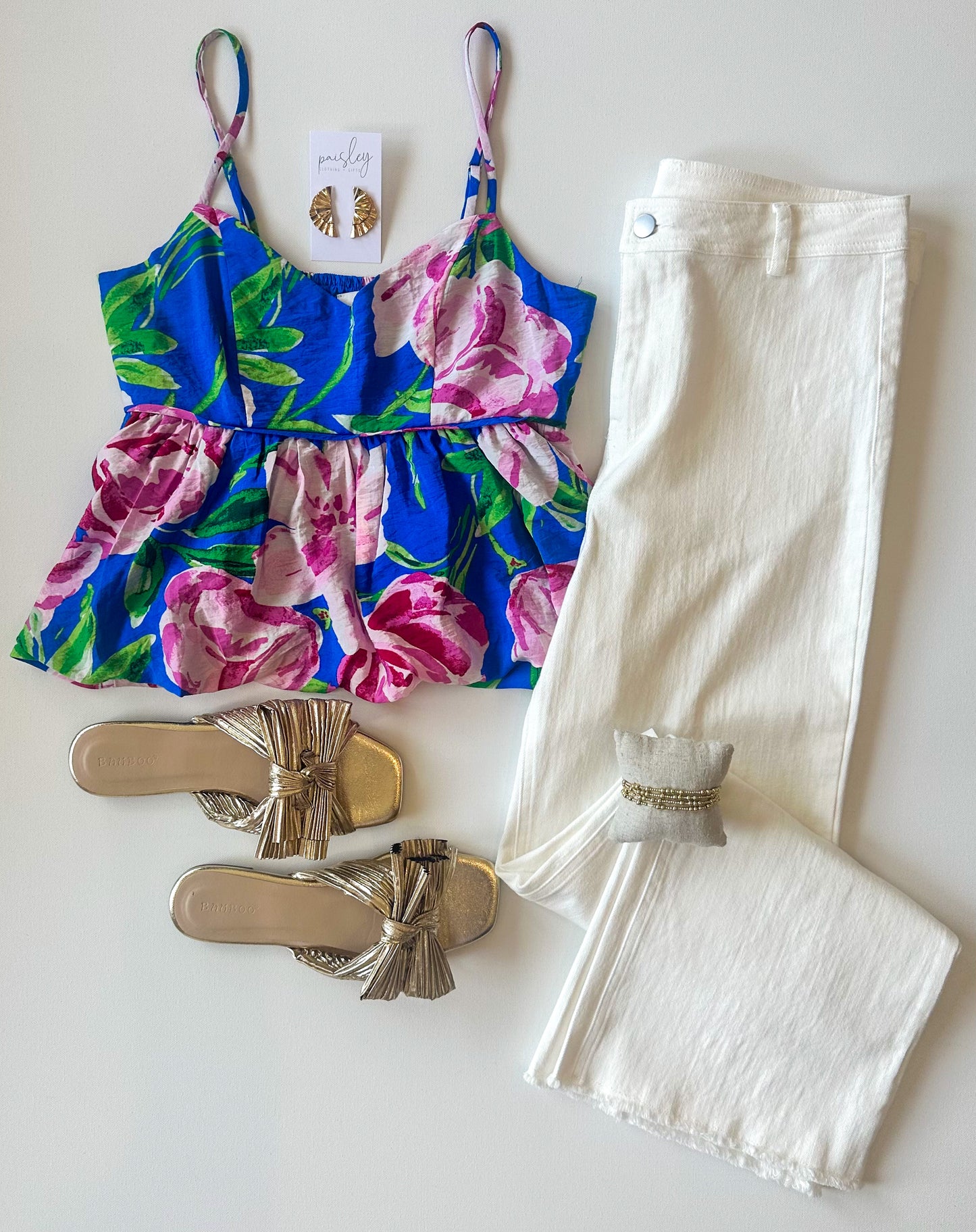 Technicolor Babydoll Top