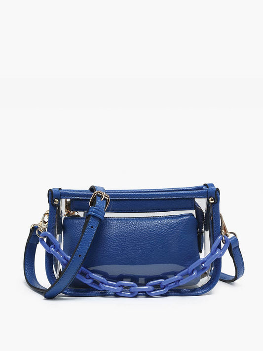 Jessica Stadium Crossbody Bag – Royal Blue