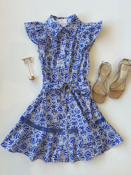 Cara Dress In Ceramic Bloom