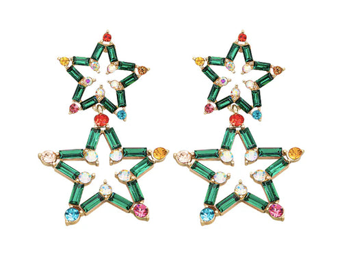 Christmas Star Earrings