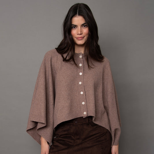 Costanza Poncho in Mushroom