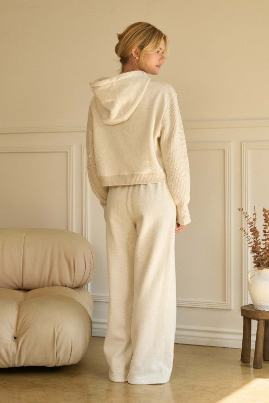 Knitted Hoodie Sweater