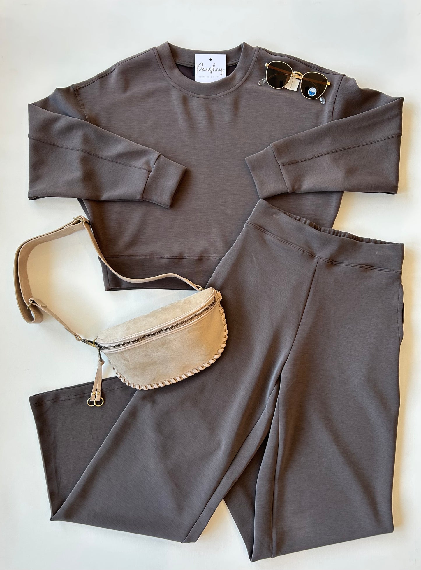 Lucie Modal Pullover in Walnut